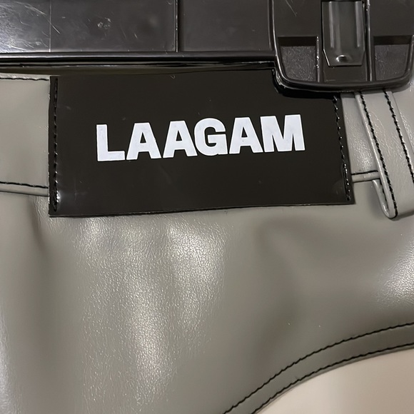 LAAGAM - Maddox Faux Leather Pants - Size 34 - Picture 4 of 5